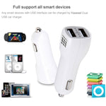 Caricatore auto doppia porta USB 2,1A + 1A universale