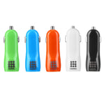 Caricatore auto doppia porta USB 2,1A + 1A universale