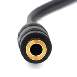 Cavo microfono jack 3,5 mm 17 cm per auricolari