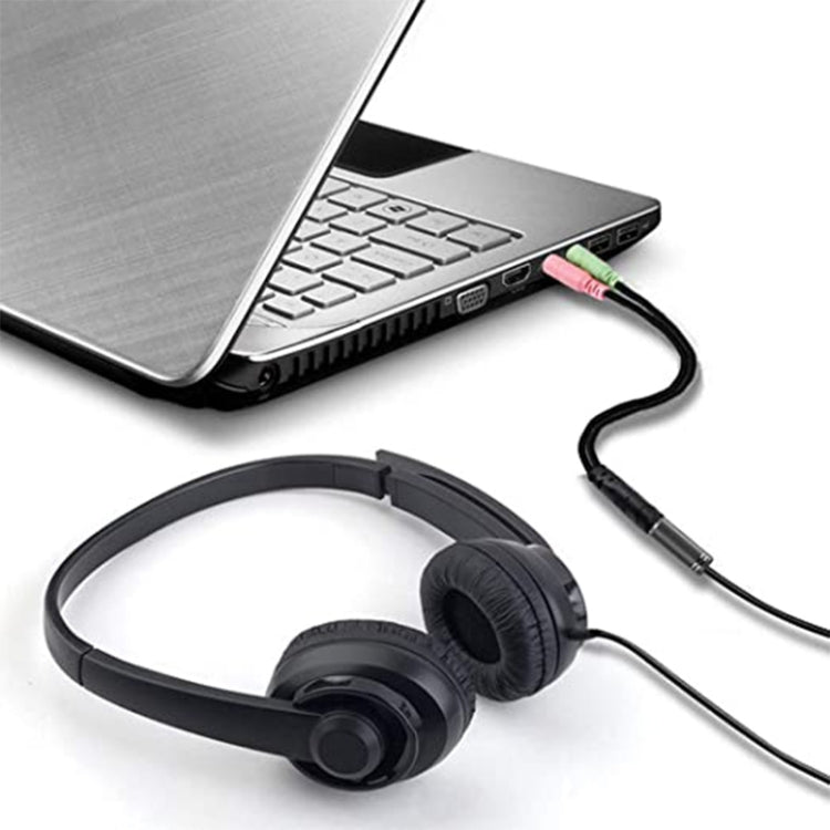 Cavo microfono jack 3,5 mm 17 cm per auricolari