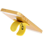 Supporto in silicone per smartphone giallo TOUCH-U