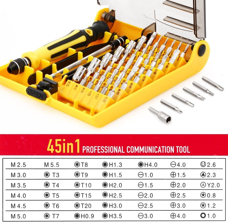 Set cacciaviti di precisione 45 in 1 per riparazioni Apple - immagine 4