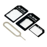 Kit adattatori SIM 4 in 1 per iPhone 4 e 5