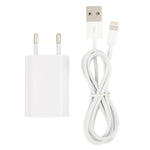 Adattatore caricabatterie da viaggio 5V 1A con cavo 8 pin iPhone