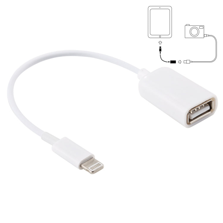 Cavo adattatore USB OTG 8 pin per iPhone iOS 10.2