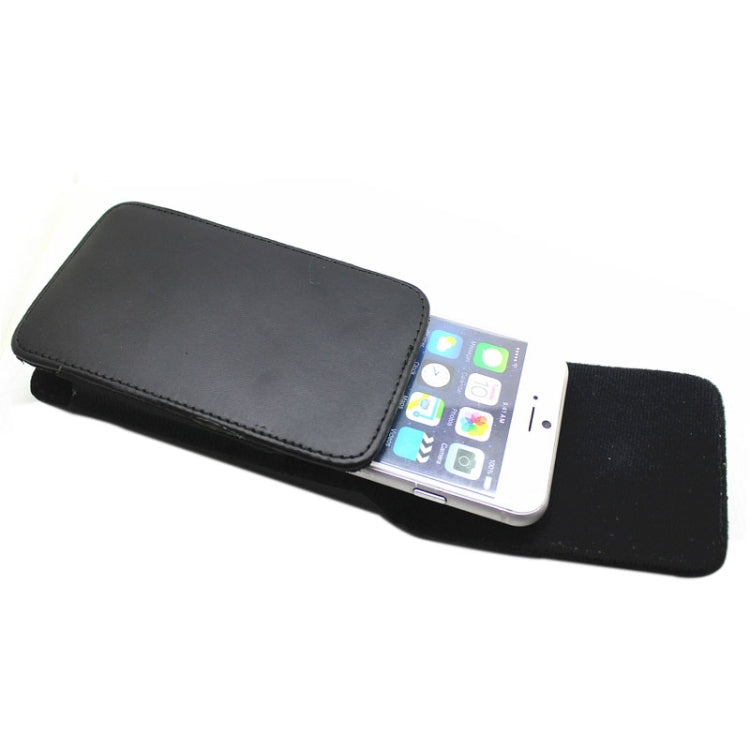 Custodia in pelle verticale con clip per iPhone 6 e Galaxy S IV