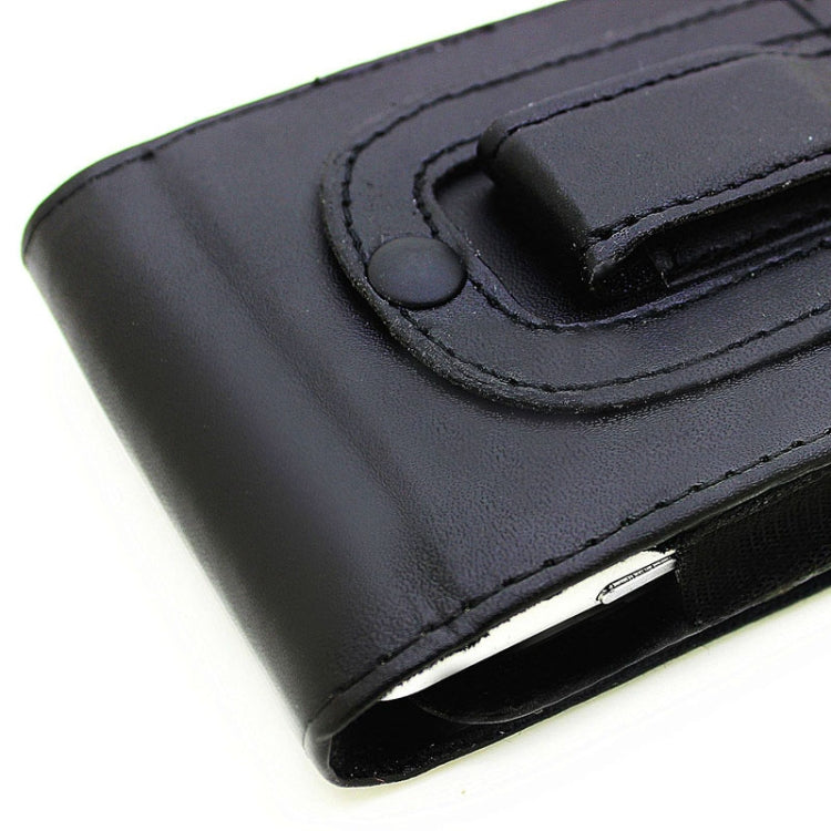 Custodia in pelle verticale con clip per iPhone 6 e Galaxy S IV