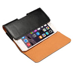 Marsupio in pelle orizzontale per iPhone 6 e Galaxy S4/S3
