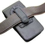Custodia in pelle universale per smartphone con clip da cintura