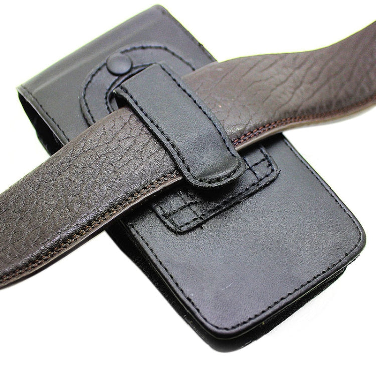 Custodia in pelle universale per smartphone con clip da cintura