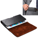 Custodia in pelle universale orizzontale per smartphone