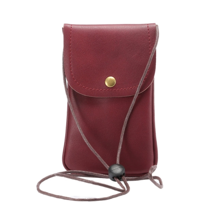 Custodia verticale in pelle PU per smartphone