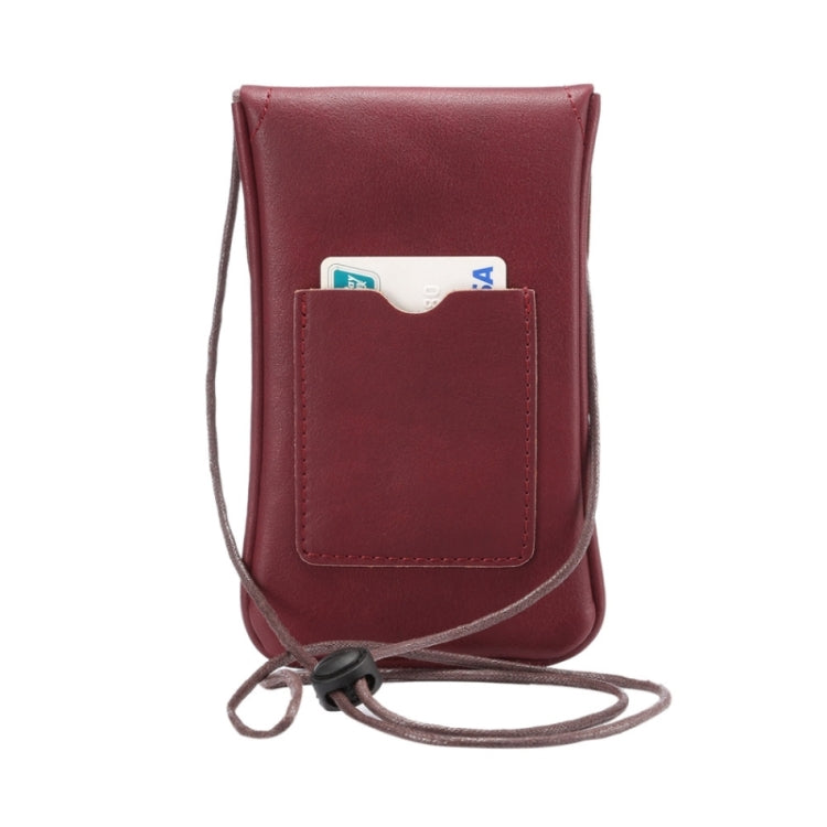 Custodia verticale in pelle PU per smartphone