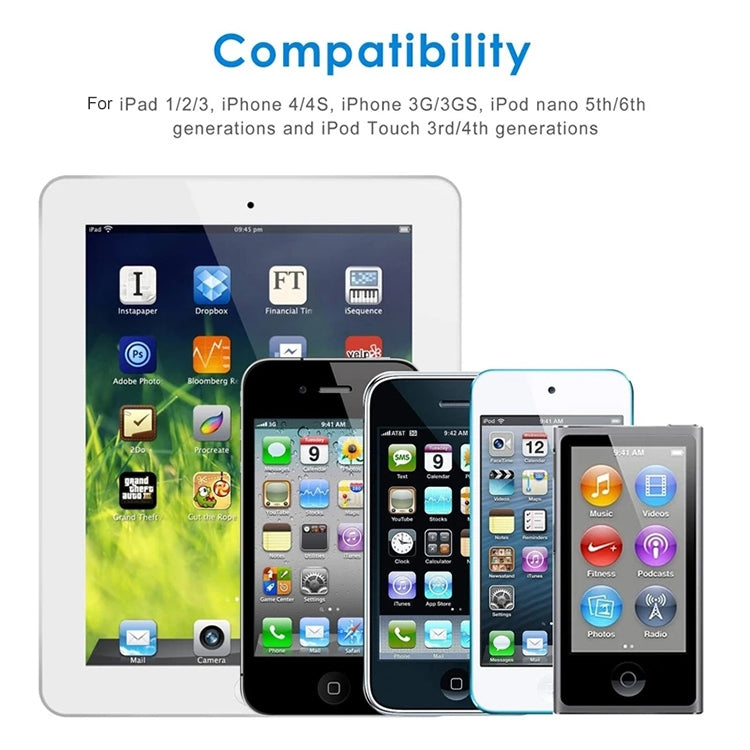 Cavo ricarica e sincronizzazione 30 pin USB per iPhone e iPad