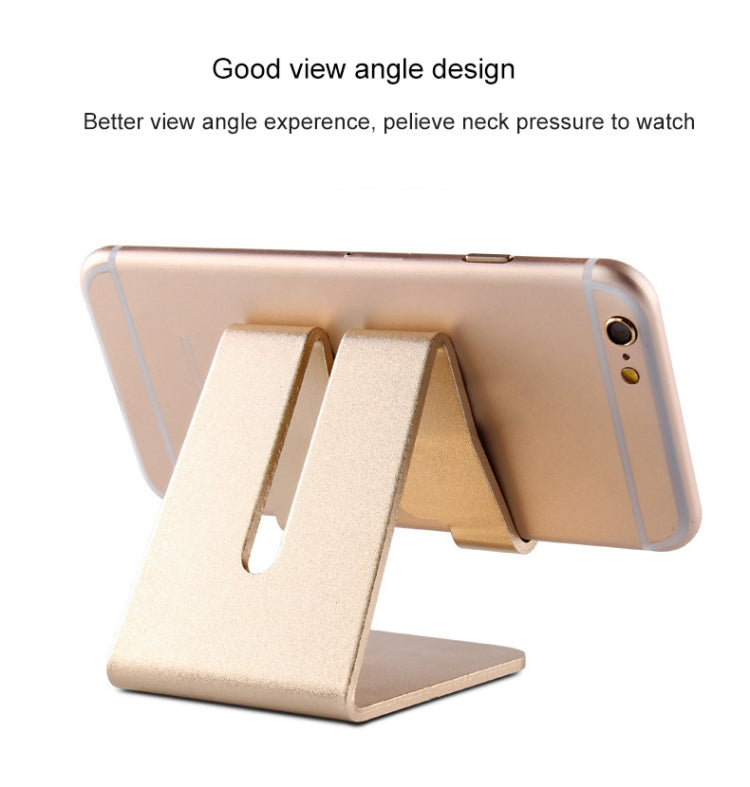 Supporto da tavolo in alluminio per smartphone e tablet
