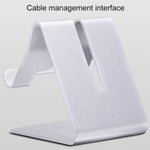 Supporto da tavolo in alluminio per smartphone e tablet
