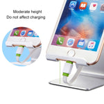 Supporto da tavolo in alluminio per smartphone e tablet