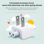 Caricabatterie da viaggio universale per spine UK, USA, AU, UE