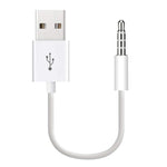 Cavo USB a jack 3,5 mm per iPod Shuffle 10 cm
