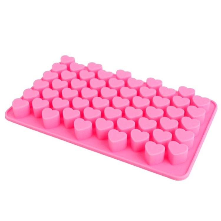Vassoio silicone 55 cubetti ghiaccio a forma di cuore