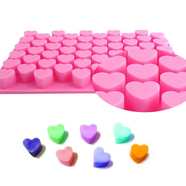 Vassoio silicone 55 cubetti ghiaccio a forma di cuore