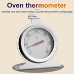 Termometro da forno in acciaio inox 0-300°C