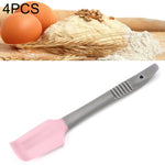 Set 4 Raschietti in Silicone per Spalmare Burro e Torte