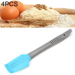 Set 4 Raschietti in Silicone per Spalmare Burro e Torte