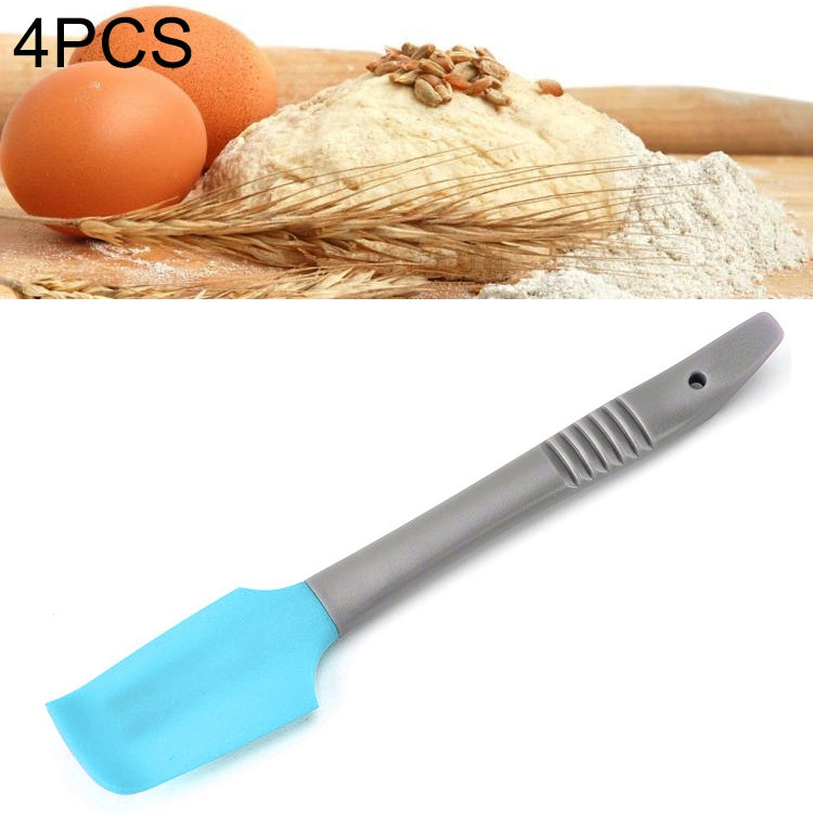 Set 4 Raschietti in Silicone per Spalmare Burro e Torte