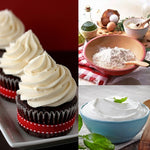Set 4 Raschietti in Silicone per Spalmare Burro e Torte