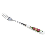 Set cucchiaio e forchetta in acciaio inox con manico ceramica