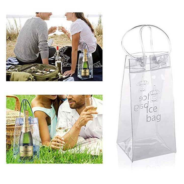 Borsa per ghiaccio in PVC per vino 1 litro