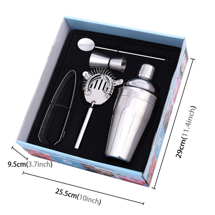 Set shaker bar 5 in 1 in acciaio inox 550 ml
