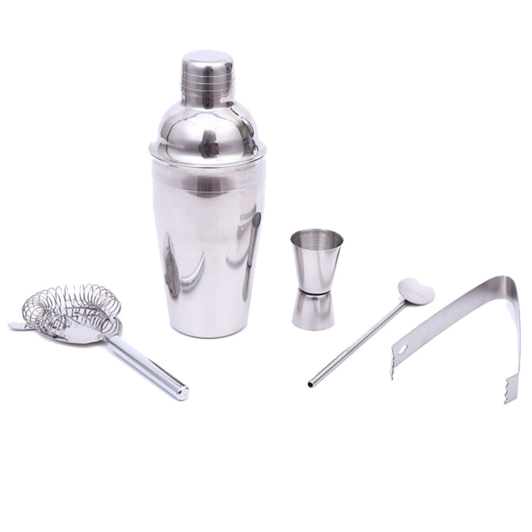 Set shaker bar 5 in 1 in acciaio inox 550 ml