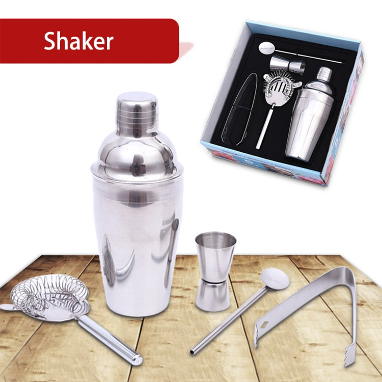 Set shaker bar 5 in 1 in acciaio inox 550 ml