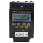 Interruttore timer digitale KG316T AC 220V con display LCD - immagine 2