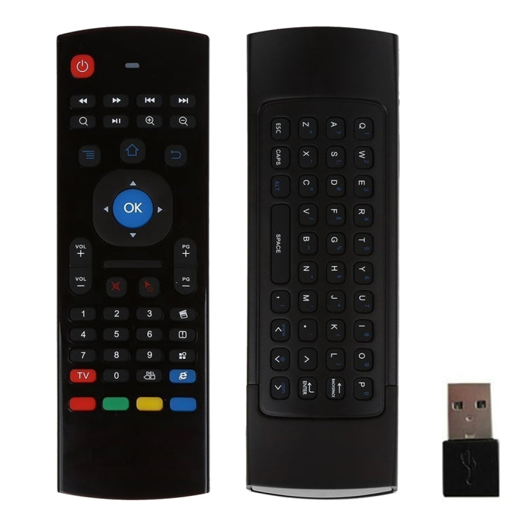 Tastiera wireless 2.4G MX3 Air Mouse per Android TV Box