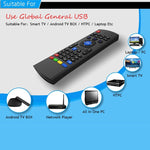 Tastiera wireless 2.4G MX3 Air Mouse per Android TV Box