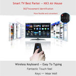 Tastiera wireless 2.4G MX3 Air Mouse per Android TV Box