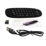 Telecomando con tastiera wireless ricaricabile 2.4 GHz