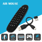 Telecomando con tastiera wireless ricaricabile 2.4 GHz