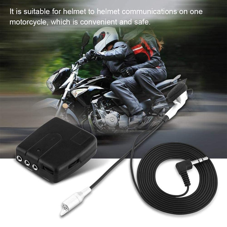 Interfono cablato per moto a 2 pezzi con audio stereo - immagine 6