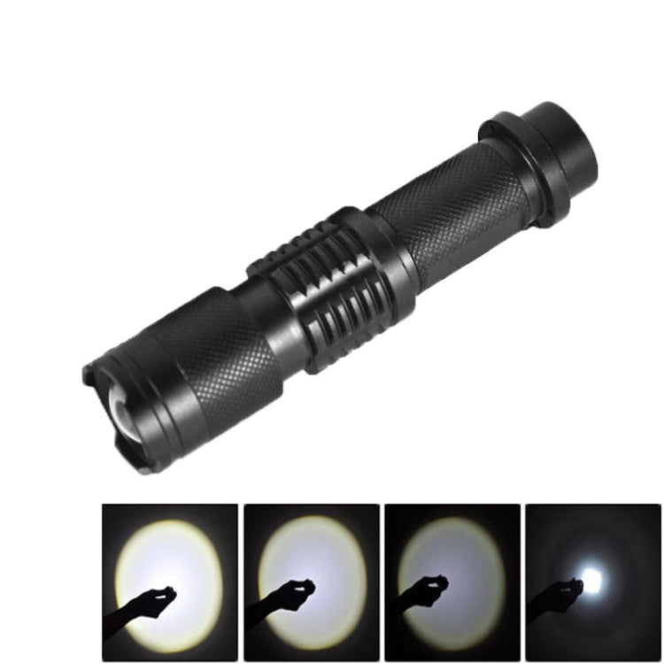 Mini torcia telescopica 2200 lumen in alluminio