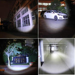 Mini torcia telescopica 2200 lumen in alluminio