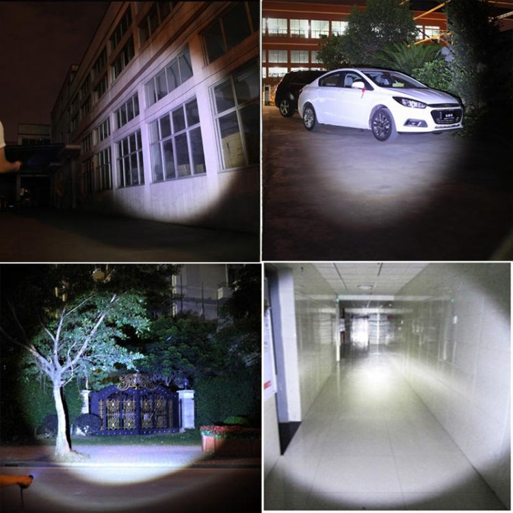 Mini torcia telescopica 2200 lumen in alluminio