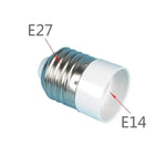 Adattatore convertitore lampadine da E14 a E27