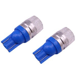 2 Pz Lampadine LED T10 1.5W 60LM Blu per Veicoli 12V