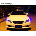 2 Pz Lampadine LED T10 1.5W 60LM Blu per Veicoli 12V