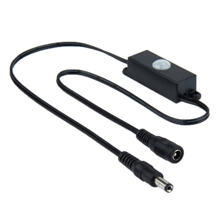 Connettore LED con sensore PIR e adattatore DC 5,5x2,1 mm