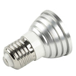 Lampadina LED E27 3W RGB con telecomando IR